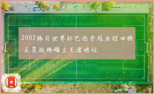 2002韩日世界杯巴西夺冠历程回顾 五星战袍确立王者地位