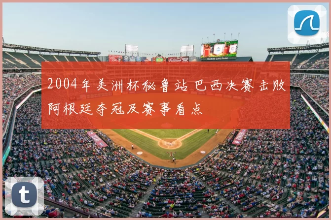 2004年美洲杯秘鲁站 巴西决赛击败阿根廷夺冠及赛事看点
